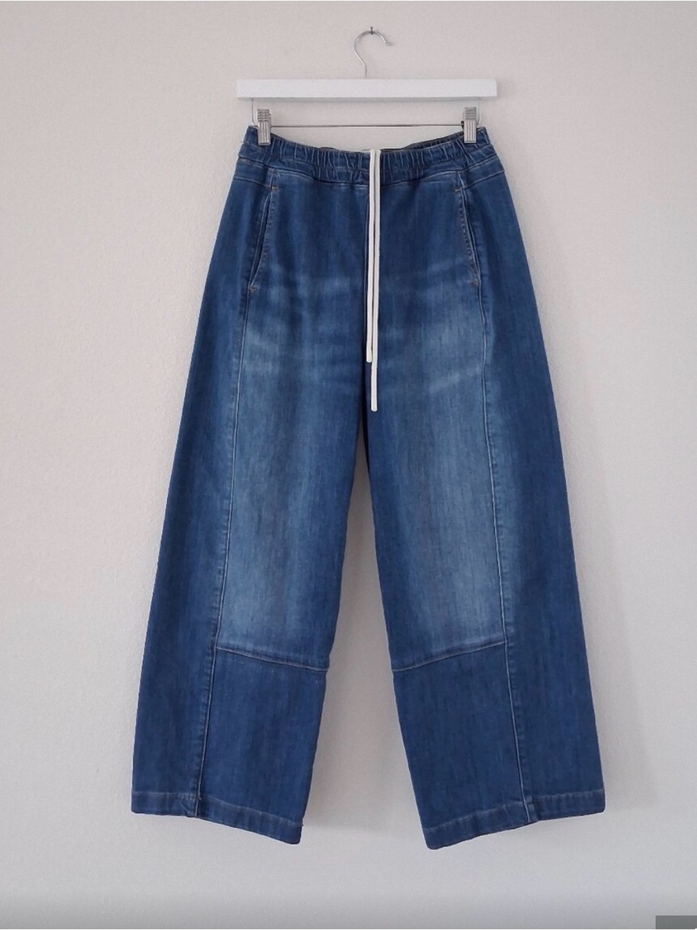 Pilcro The Izzie Wide-Leg Women's Jeans in Medium Blue size xs - Picture 4 of 12